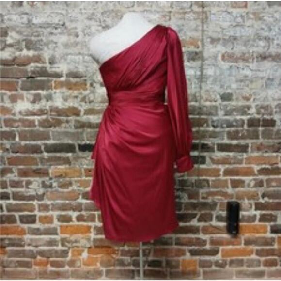 NEW NWT Ieena Mac Duggal 56046 Rasperry Red Mini size 2 - Picture 2 of 7